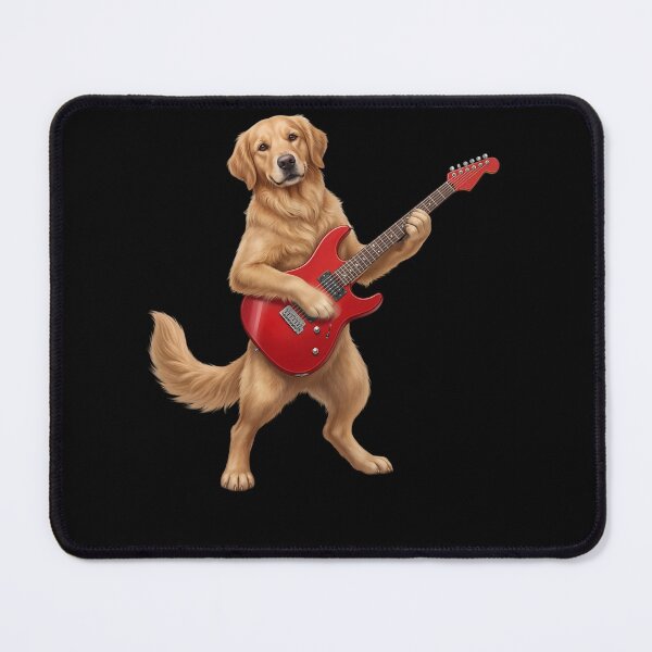 Item preview, Golden Retriever Playing Electric Guitar Player Guitarist Dog Lover designed and sold by TerryConnells.