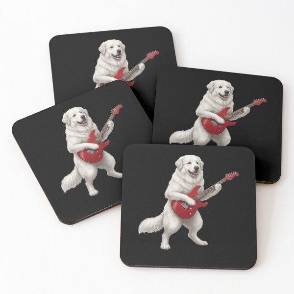Item preview, Great Pyrenees Playing Electric Guitar Player Guitarist Dog Lover designed and sold by TerryConnells.