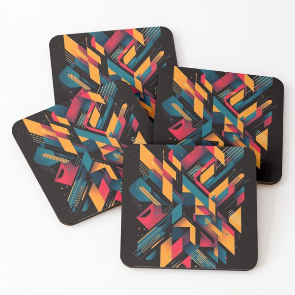 Item preview, Cyberpunk Geometric Abstract designed and sold by RizziesDesign.