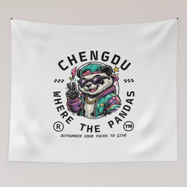 Item preview, Chengdu : where the pandas outnumber your fucks to give designed and sold by Peerless-Prime.