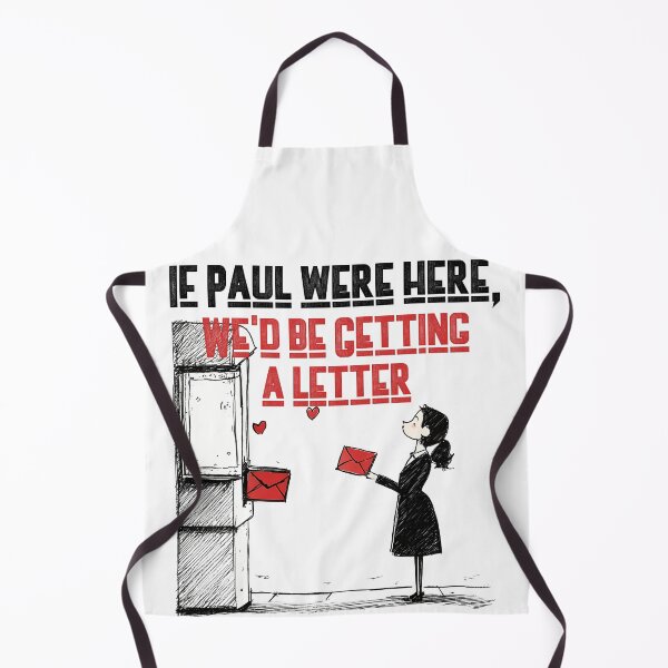 Item preview, If Paul Were Here We'd Be Getting A Letter - Vintage Mailbox Tribute Art Print designed and sold by DesignArtist.ia.