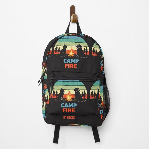 Item preview, camp fire dog and cat designed and sold by Lucasbastie1215.