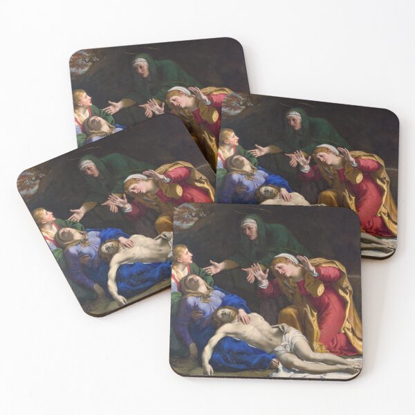 Item preview, Dead Christ Mourned Annibale Carracci Baroque Religious Painting designed and sold by TheSoulOfArt.