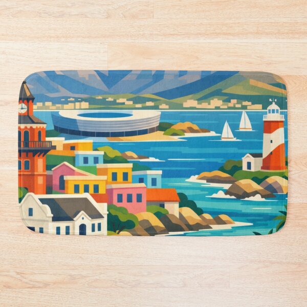 Item preview, Cape Town Illustration Postcard designed and sold by MatthewHeights.