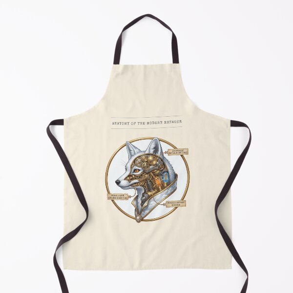 Item preview, Funny Manager Gift - Fox Anatomy Steampunk Office Decor designed and sold by Top-Tier Thinking .