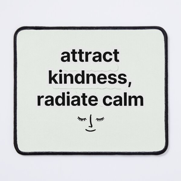 Item preview, Attract Kindness Minimalist Typography Design | Positive Energy Aesthetic | Spiritual Manifestation designed and sold by CosmicQuietLab.