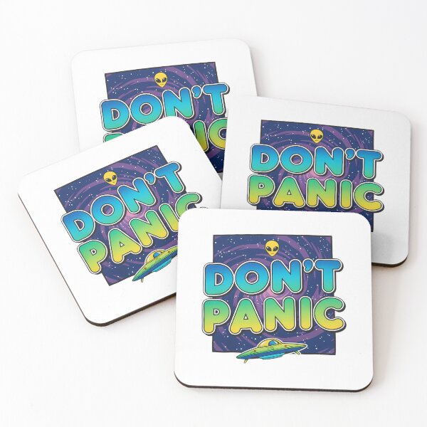 Item preview, Don't Panic Alien Galaxy Space Adventure designed and sold by Valeriia_Isaieva.