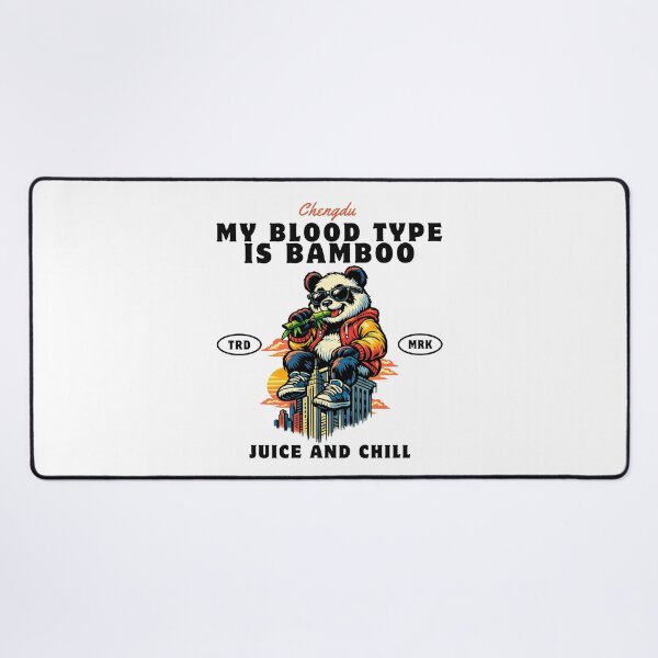 Item preview, Chengdu : my blood type is bamboo juice and chill designed and sold by Peerless-Prime.