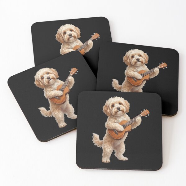 Item preview, Havanese Playing Ukulele Player Ukulelist Dog Lover designed and sold by DoodleTortle.