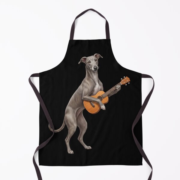 Item preview, Greyhound Playing Ukulele Player Ukulelist Dog Lover designed and sold by DoodleTortle.