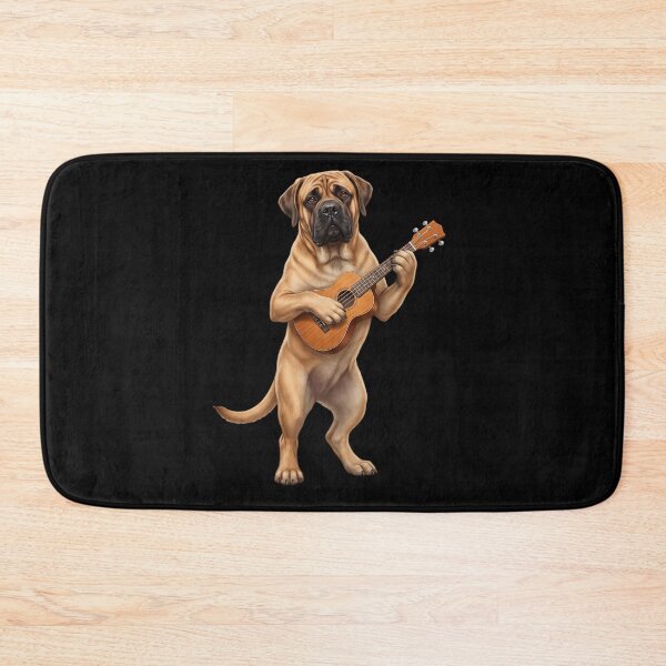 Item preview, Mastiff Playing Ukulele Player Ukulelist Dog Lover designed and sold by DoodleTortle.