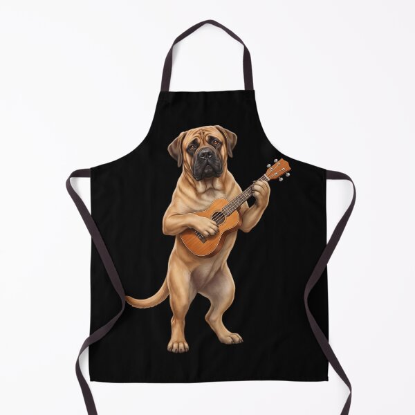 Item preview, Mastiff Playing Ukulele Player Ukulelist Dog Lover designed and sold by DoodleTortle.
