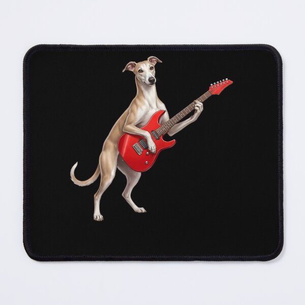 Item preview, Greyhound Playing Electric Guitar Player Guitarist Dog Lover designed and sold by TerryConnells.