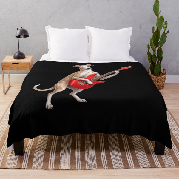 Item preview, Greyhound Playing Electric Guitar Player Guitarist Dog Lover designed and sold by TerryConnells.
