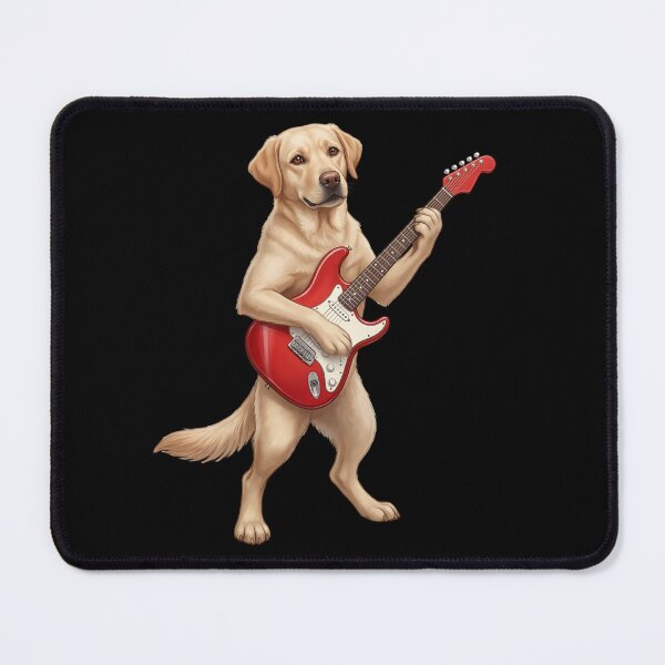 Item preview, Labrador Retriever Playing Electric Guitar Player Guitarist Dog Lover designed and sold by TerryConnells.