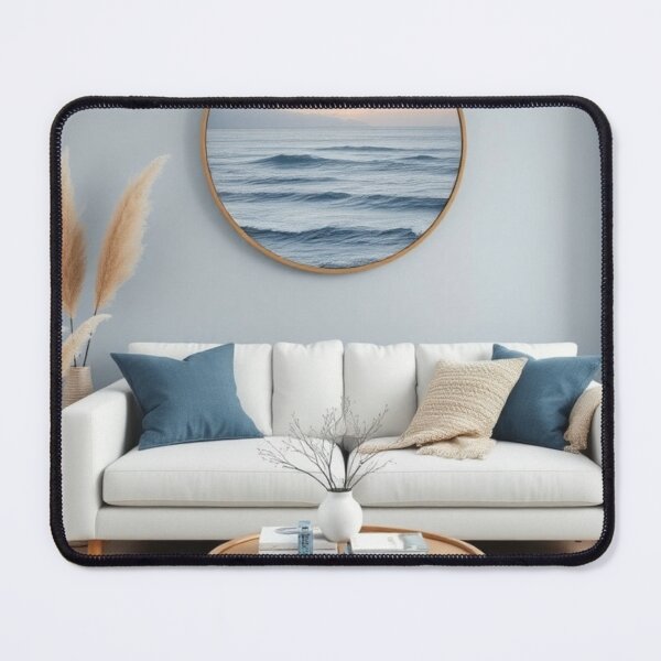 Item preview, Modern Coastal Living Room with Ocean Art designed and sold by Vida e Arte.