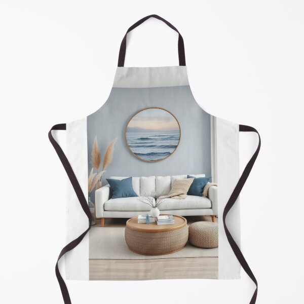 Item preview, Modern Coastal Living Room with Ocean Art designed and sold by Vida e Arte.