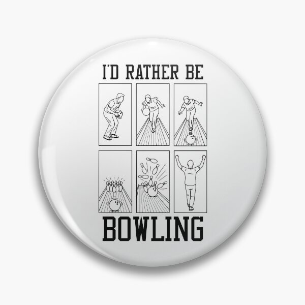 Item preview, I'd Rather Be Bowling Lover Strike Funny Bowler Diagram designed and sold by GrandeDuc.