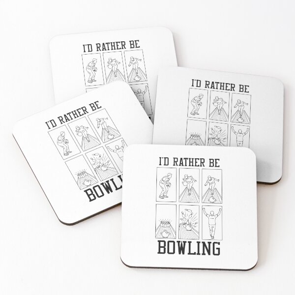 Item preview, I'd Rather Be Bowling Lover Strike Funny Bowler Diagram designed and sold by GrandeDuc.