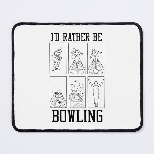 Item preview, I'd Rather Be Bowling Lover Strike Funny Bowler Diagram designed and sold by GrandeDuc.