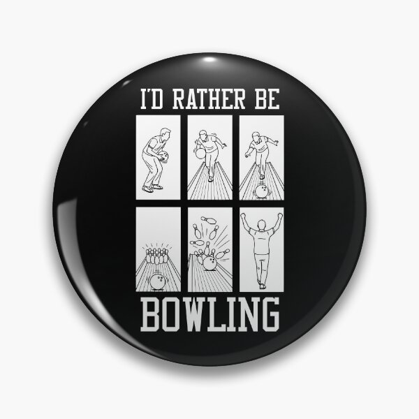 Item preview, I'd Rather Be Bowling Lover Strike Funny Bowler Diagram designed and sold by GrandeDuc.