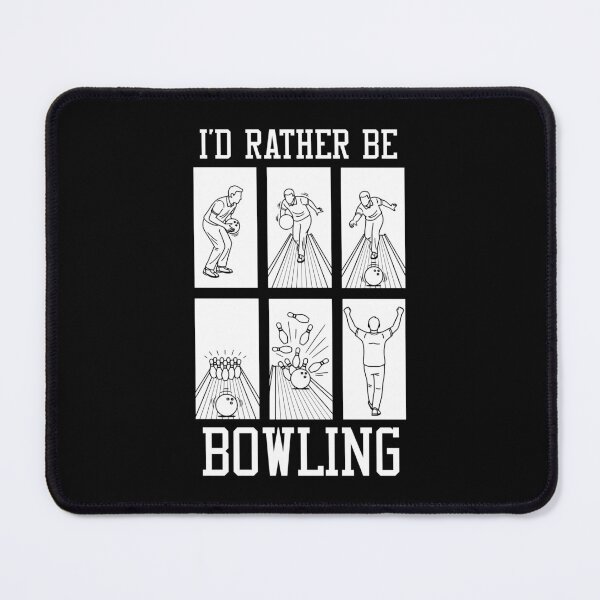 Item preview, I'd Rather Be Bowling Lover Strike Funny Bowler Diagram designed and sold by GrandeDuc.