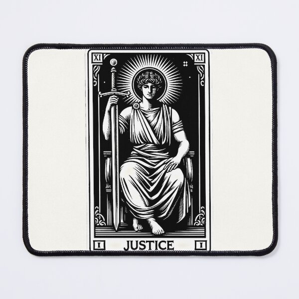 Item preview, The Justice tarot card designed and sold by Roberta Calabrese.