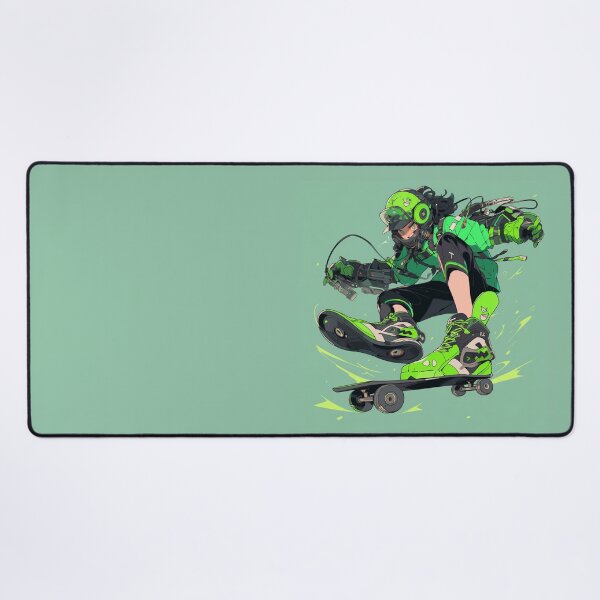Item preview, Cyberpunk skater anime character design designed and sold by madkiitten.