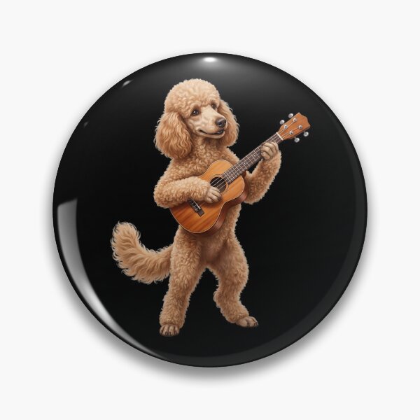 Item preview, Poodle Playing Ukulele Player Ukulelist Dog Lover designed and sold by DoodleTortle.