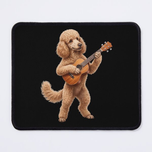 Item preview, Poodle Playing Ukulele Player Ukulelist Dog Lover designed and sold by DoodleTortle.