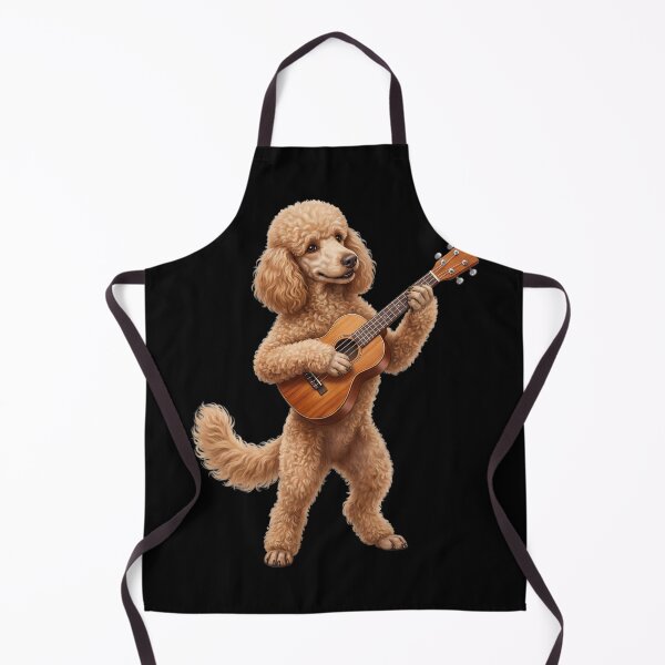 Item preview, Poodle Playing Ukulele Player Ukulelist Dog Lover designed and sold by DoodleTortle.