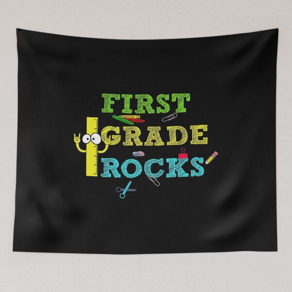 Item preview, First Grade Rocks Funny Back To School  designed and sold by CreativeStrike.