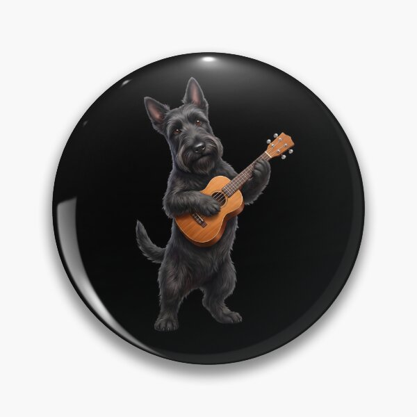 Item preview, Scottish Terrier Playing Ukulele Player Ukulelist Dog Lover designed and sold by DoodleTortle.