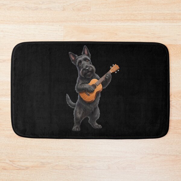 Item preview, Scottish Terrier Playing Ukulele Player Ukulelist Dog Lover designed and sold by DoodleTortle.