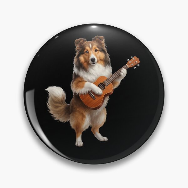 Item preview, Shetland Sheepdog Playing Ukulele Player Ukulelist Dog Lover designed and sold by DoodleTortle.