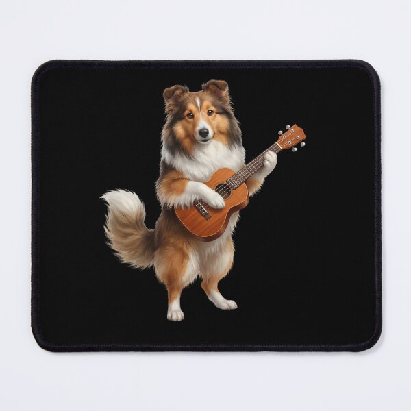 Item preview, Shetland Sheepdog Playing Ukulele Player Ukulelist Dog Lover designed and sold by DoodleTortle.