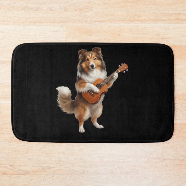 Item preview, Shetland Sheepdog Playing Ukulele Player Ukulelist Dog Lover designed and sold by DoodleTortle.
