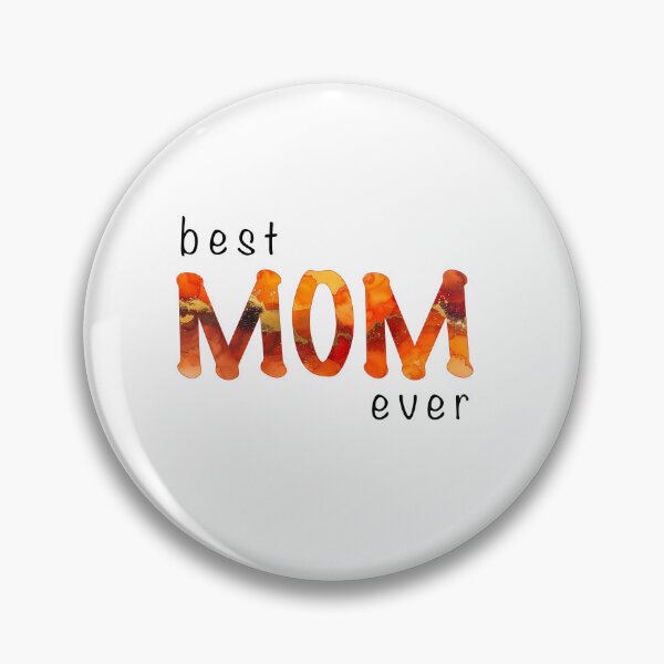Item preview, Watercolor Best Mom Ever Text Design designed and sold by katifinell.