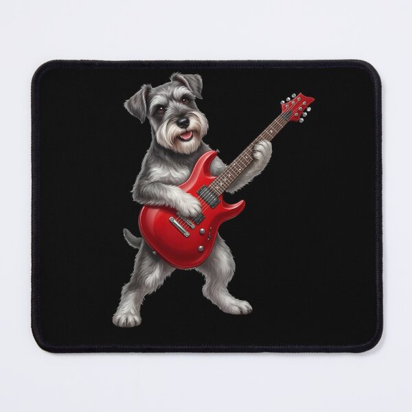 Item preview, Miniature Schnauzer Playing Electric Guitar Player Guitarist Dog Lover designed and sold by TerryConnells.