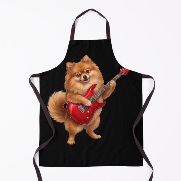 Item preview, Pomeranian Playing Electric Guitar Player Guitarist Dog Lover designed and sold by TerryConnells.