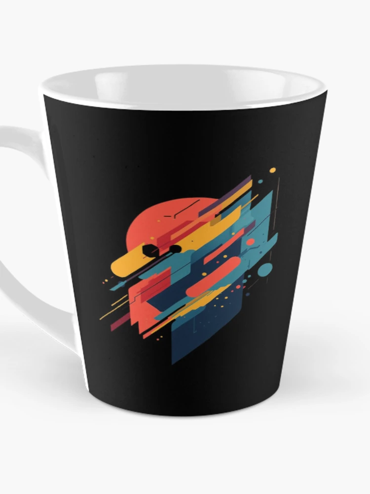 Thumbnail 3 of 4, Coffee Mug, Fluid Motion Abstract designed and sold by RizziesDesign.