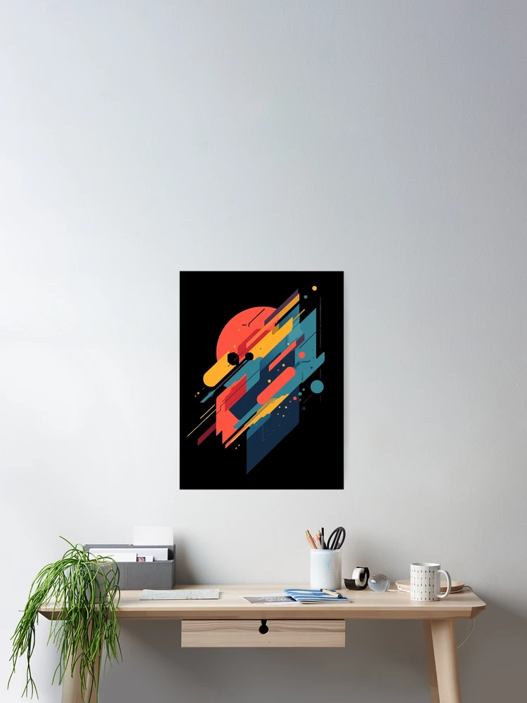 Thumbnail 2 of 3, Poster, Fluid Motion Abstract designed and sold by RizziesDesign.