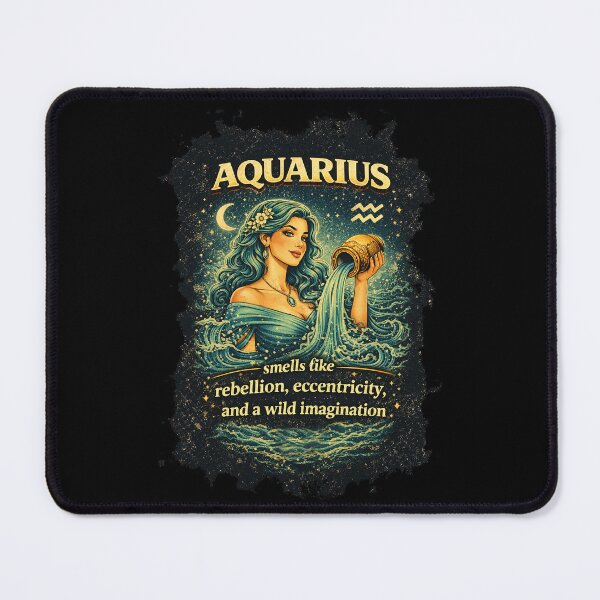Item preview, Aquarius Zodiac Vintage Astrology Water Bearer designed and sold by AlvelinaCP.