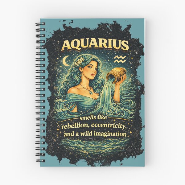 Item preview, Aquarius Zodiac Vintage Astrology Water Bearer designed and sold by AlvelinaCP.