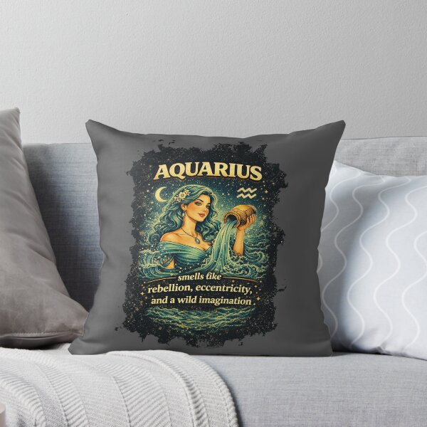 Item preview, Aquarius Zodiac Vintage Astrology Water Bearer designed and sold by AlvelinaCP.