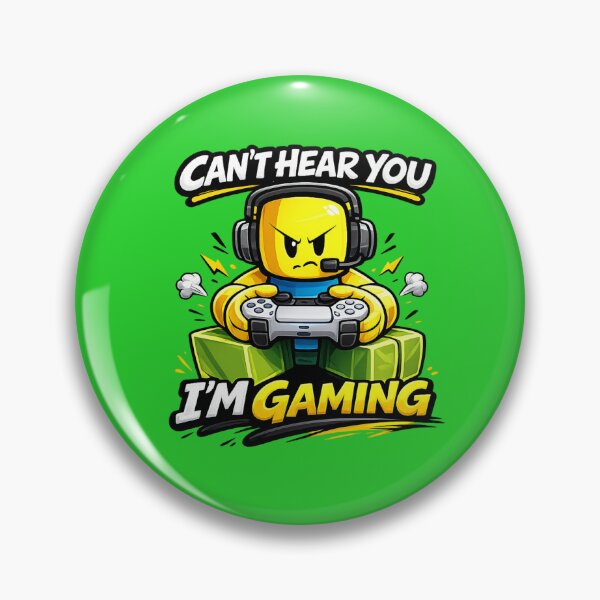 Item preview, Can’t Hear You I’m Gaming Roblox designed and sold by Nice-Tees.