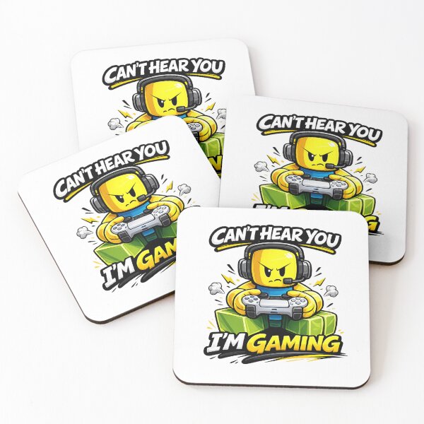 Item preview, Can’t Hear You I’m Gaming Roblox designed and sold by Nice-Tees.