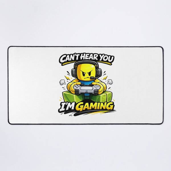 Item preview, Can’t Hear You I’m Gaming Roblox designed and sold by Nice-Tees.