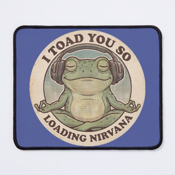 Item preview, I Toad You So Loading Nirvana_medium green frog designed and sold by mimihuang creations.