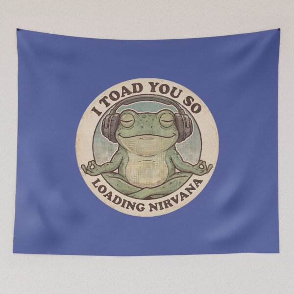 Item preview, I Toad You So Loading Nirvana_medium green frog designed and sold by mimihuang creations.